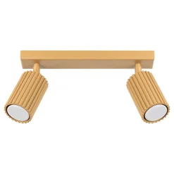 Plafon KARBON 2 złoty