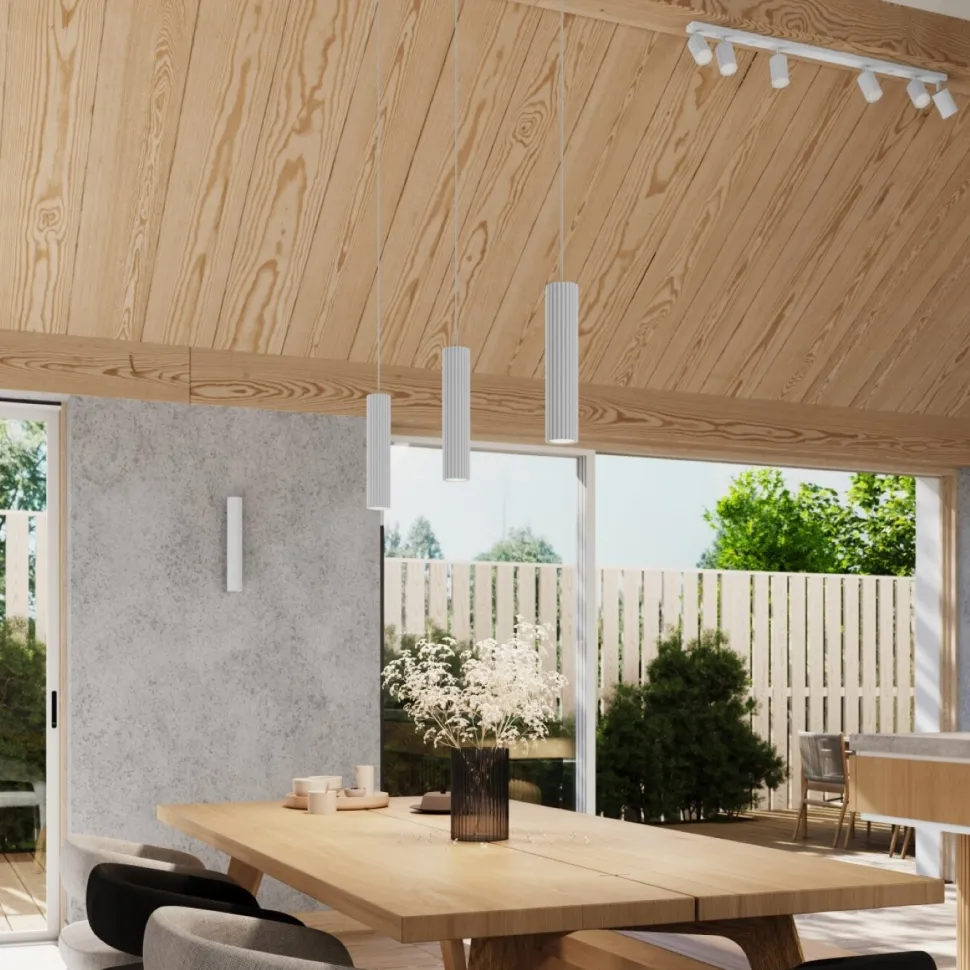 Plafon KARBON 6L biały