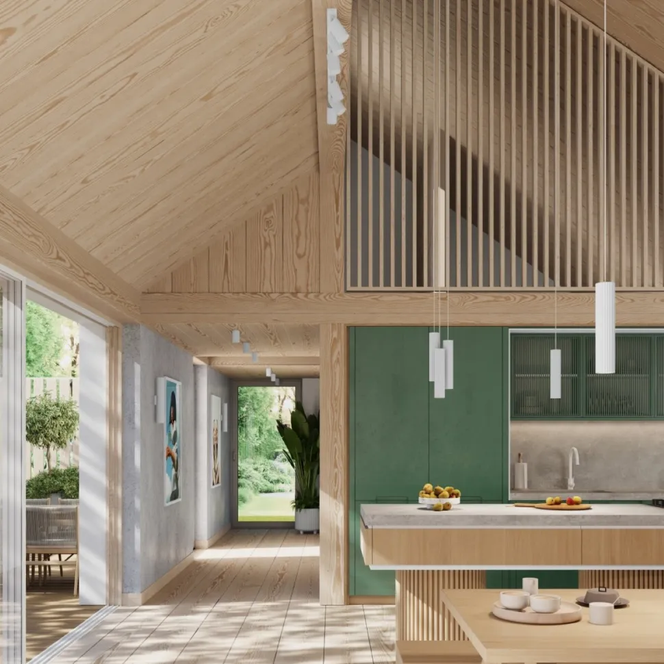 Plafon KARBON 6L biały