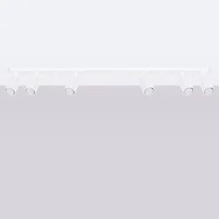 Plafon KARBON 6L biały