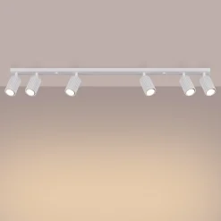 Plafon KARBON 6L biały