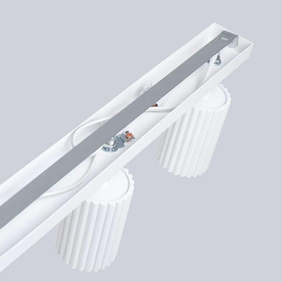 Plafon KARBON 6L biały