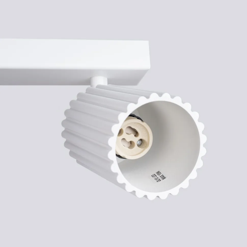 Plafon KARBON 6L biały