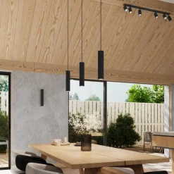 Plafon KARBON 6L czarny