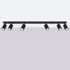 Plafon KARBON 6L czarny