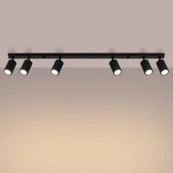 Plafon KARBON 6L czarny