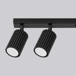 Plafon KARBON 6L czarny