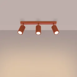 Plafon KARBON 3L ochra czerwona