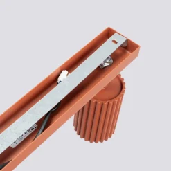 Plafon KARBON 3L ochra czerwona