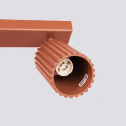 Plafon KARBON 3L ochra czerwona