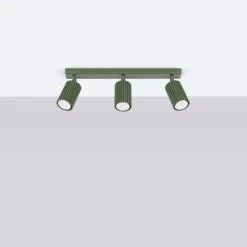 Plafon KARBON 3L zielony oliwkowy