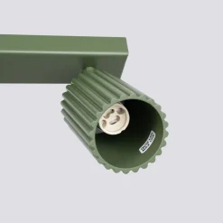 Plafon KARBON 4L zielony oliwkowy