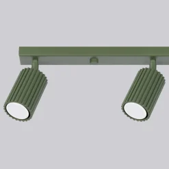 Plafon KARBON 4L zielony oliwkowy