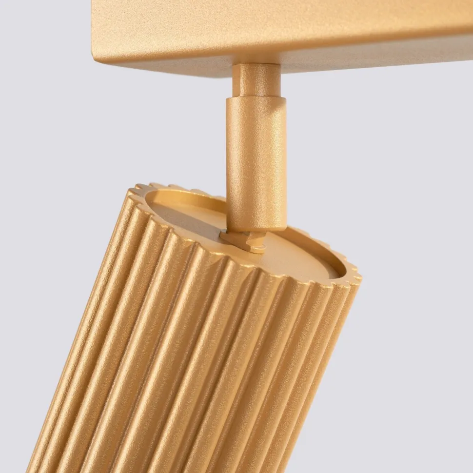 Plafon KARBON 6L złoty