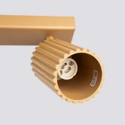 Plafon KARBON 6L złoty