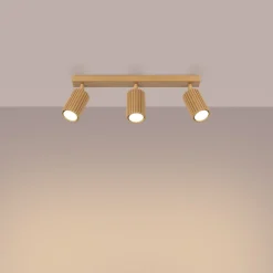 Plafon KARBON 3L złoty