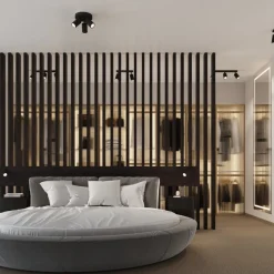 Plafon KARBON 3P czarny