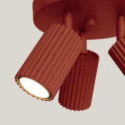 Plafon KARBON 3P ochra czerwona