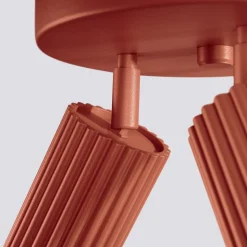 Plafon KARBON 3P ochra czerwona