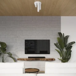 Plafon LAGOS 5P biały