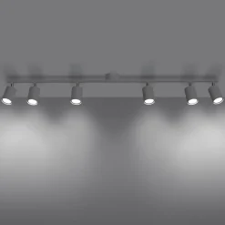 Plafon LEMMI 6L biały