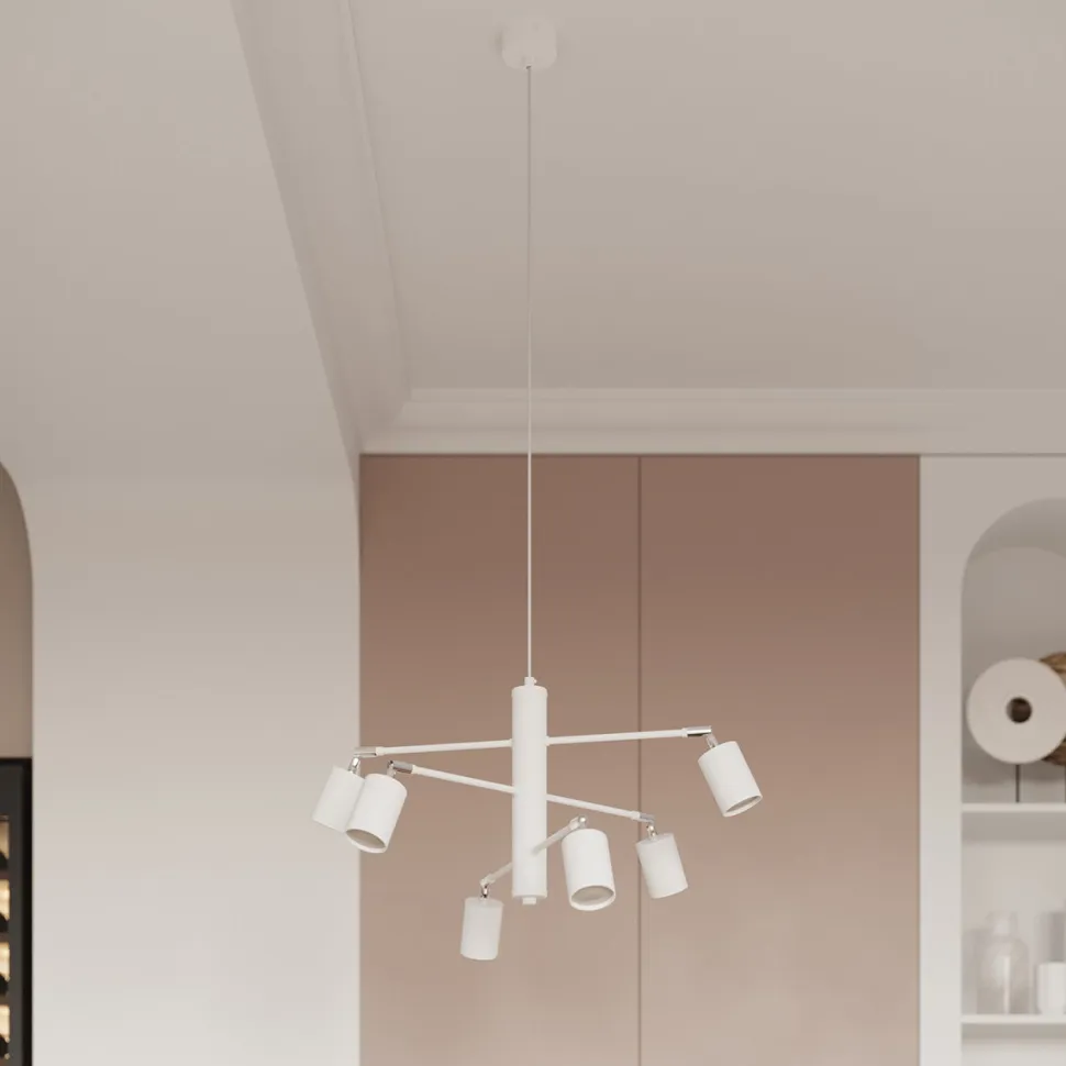 Plafon LEMMI 6L biały