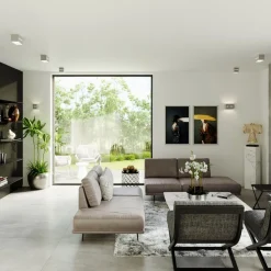 Plafon LOBO MAXI szary