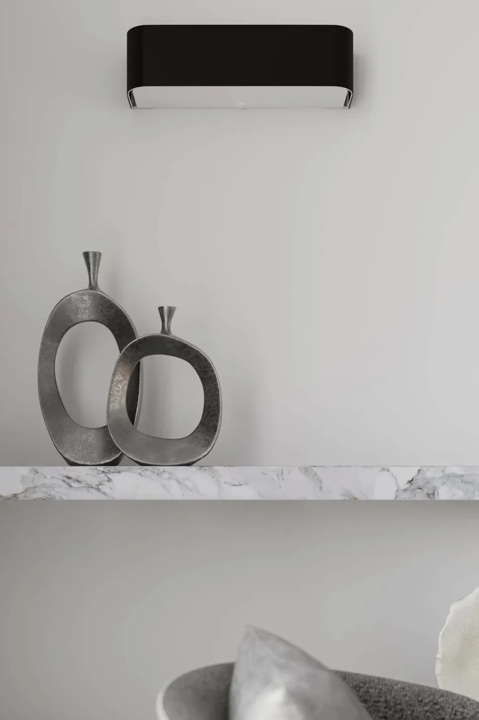 Plafon LOKKO 55 czarny