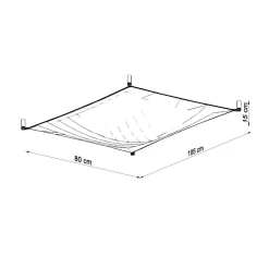 Plafon LUNA 1 biały