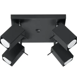 Plafon MERIDA 4 czarny