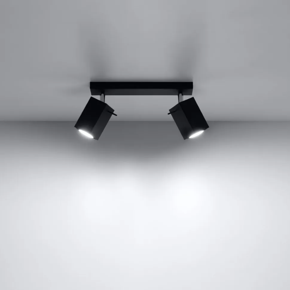 Plafon MERIDA 2 czarny