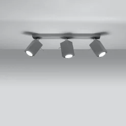 Plafon MERIDA 3 szary