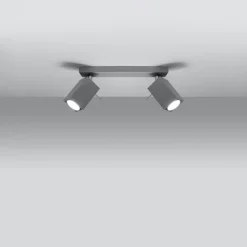 Plafon MERIDA 2 szary