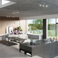 Plafon MERIDA 2 szary