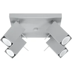 Plafon MERIDA 4 szary