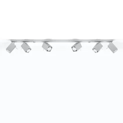 Plafon MERIDA 6L szary