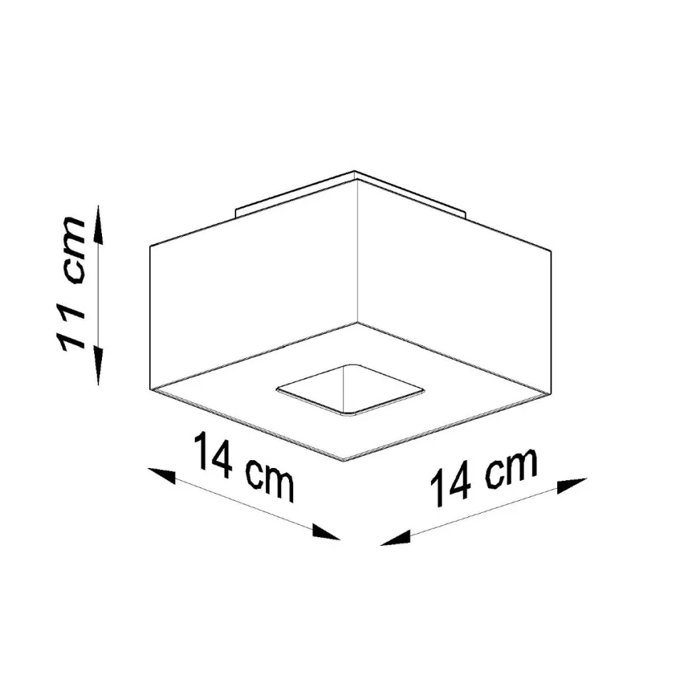 Plafon MONO 1 biały