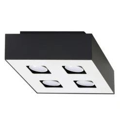 Plafon MONO 4 czarny
