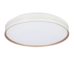 Plafon Montana plafon biały+złoty 24W  LED 40 cm klosz biały