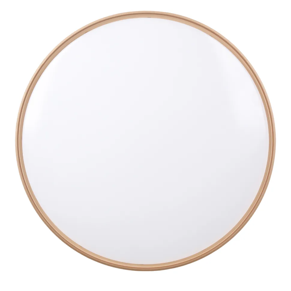 Plafon Montana plafon biały+złoty 24W LED 40 cm klosz biały