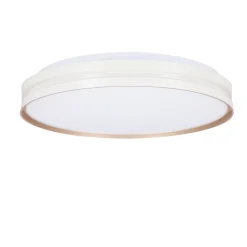 Plafon Montana plafon biały+złoty 24W LED 40 cm klosz biały