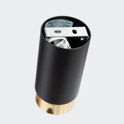 Plafon NERO 12,5 czarny/złoty