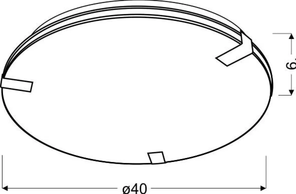 Plafon Noble 40 1x18W led