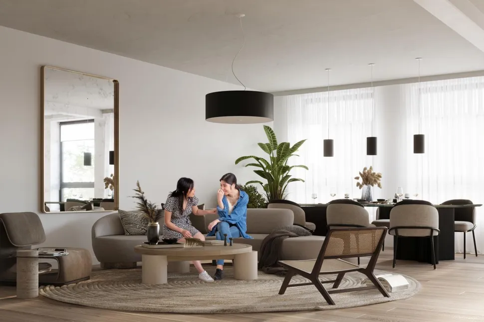 Plafon OTTO 50 czarny