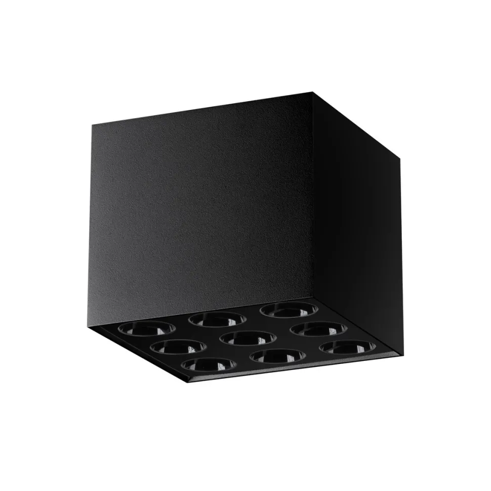 Plafon OZZY czarny LED