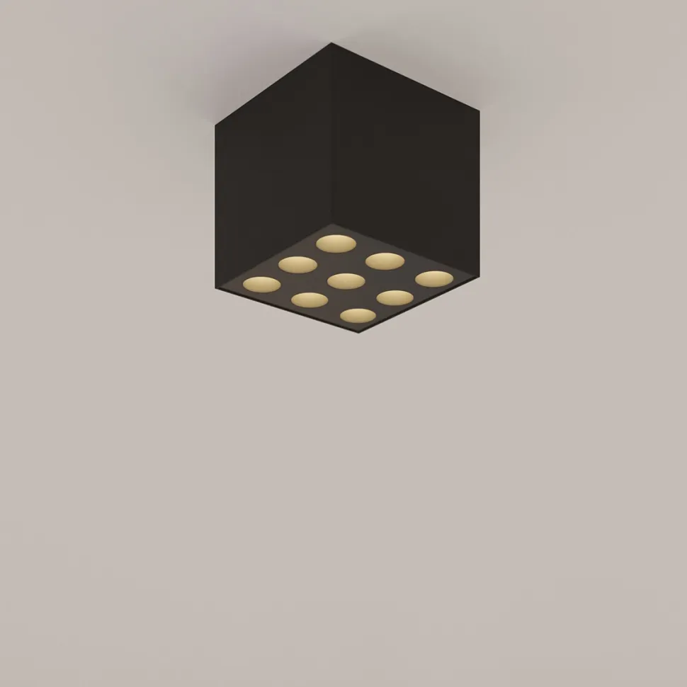 Plafon OZZY czarny LED