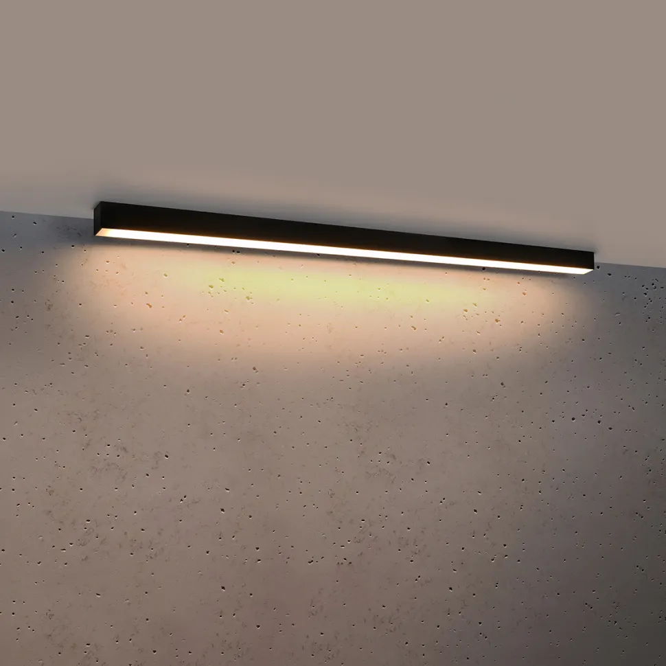 Plafon PINNE 117 czarny 3000K