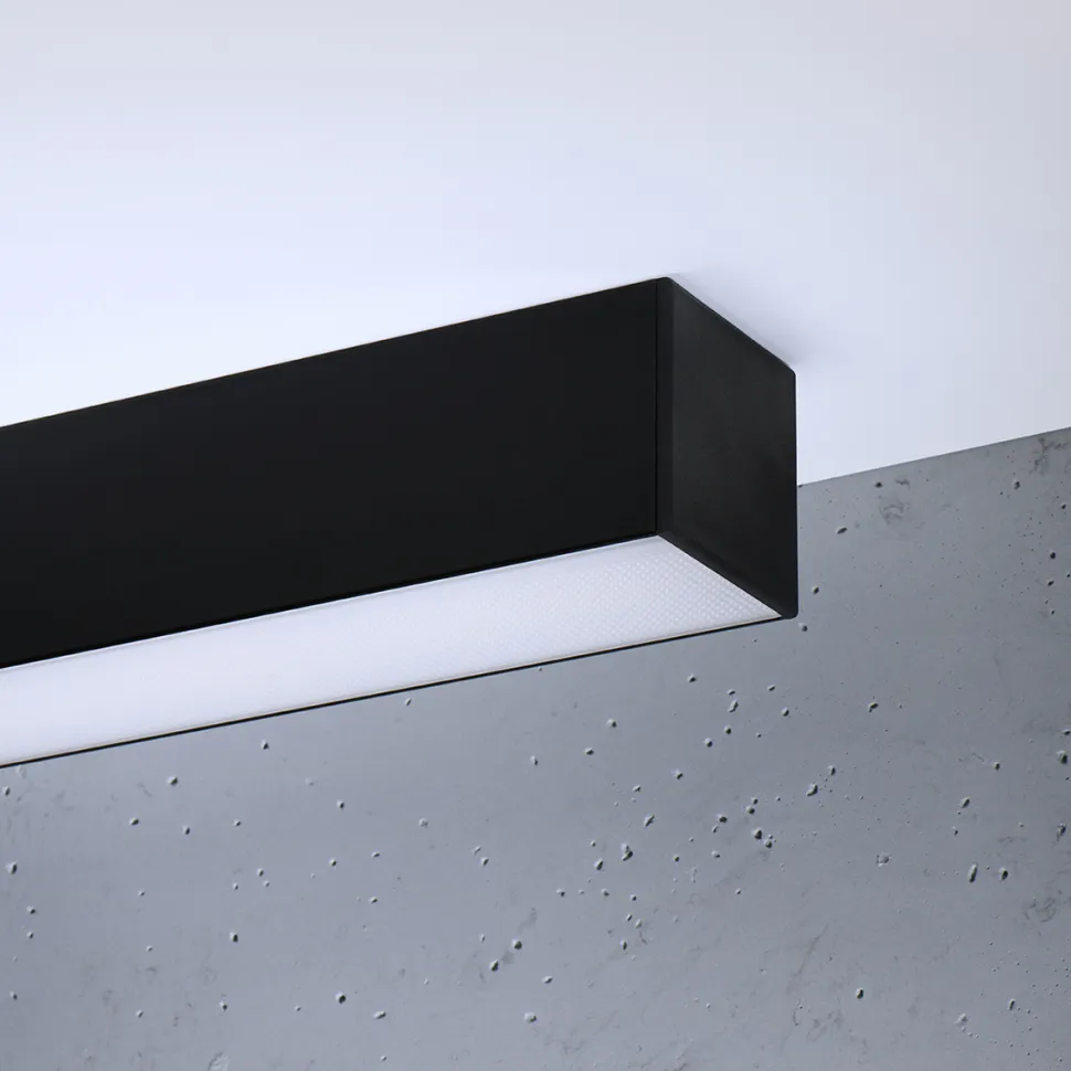 Plafon PINNE 117 czarny 3000K