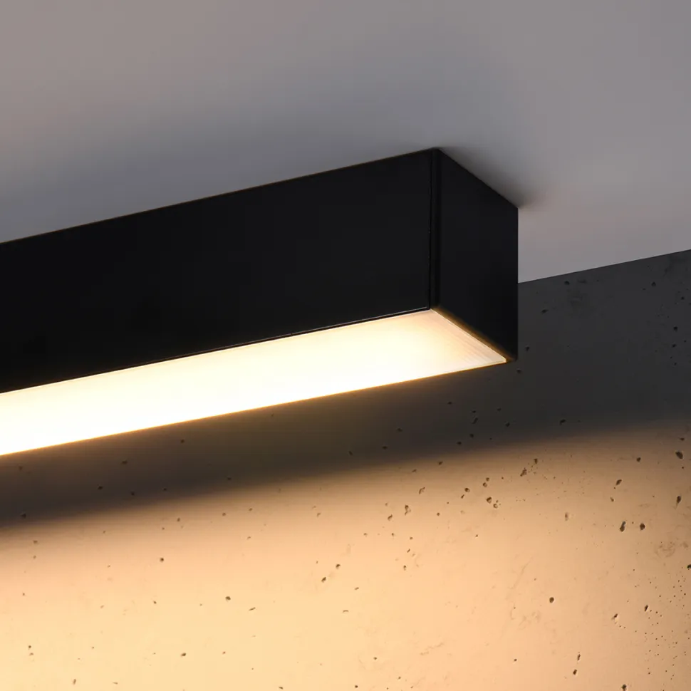 Plafon PINNE 117 czarny 3000K