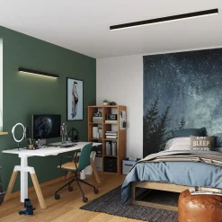 Plafon PINNE 67 czarny 4000K